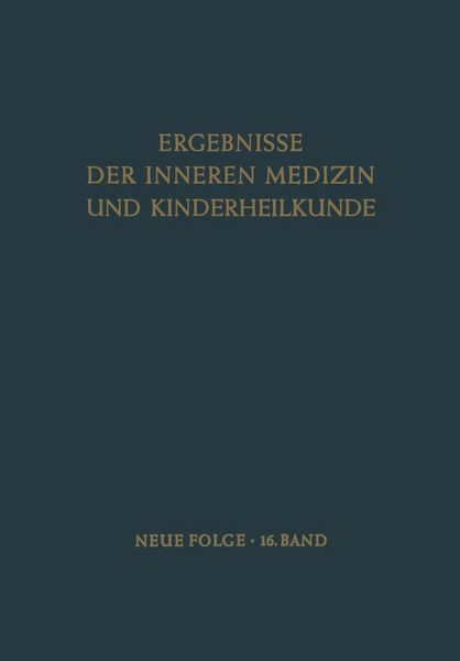 Produktbild: Ergebnisse der Inneren Medizin und Kinderheilkunde