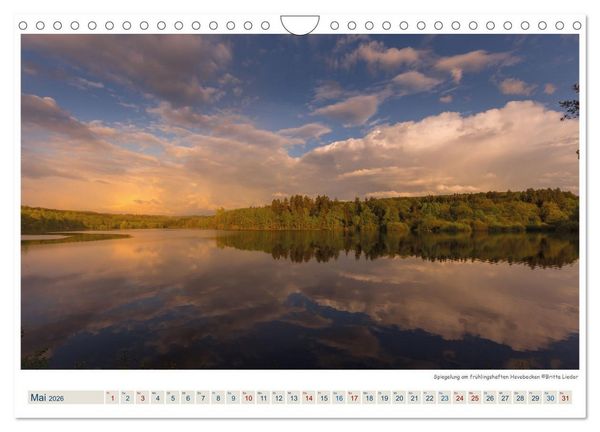 Produktbild: M&ouml;hnesee - das westf&auml;lische Meer (Wandkalender 2026 DIN A4 quer), CALVENDO Monatskalender