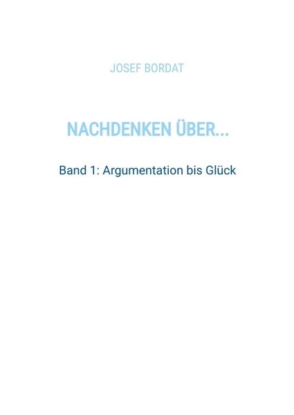 Produktbild: Nachdenken &uuml;ber...
