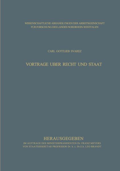 Produktbild: Vortr&auml;ge &uuml;ber Recht und Staat
