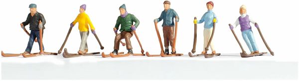 NOCH N Skifahrer Bemalt, Stehend