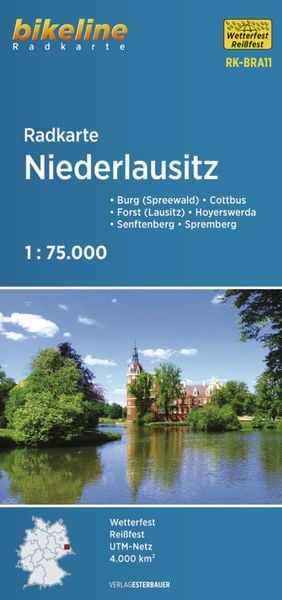 Produktbild: Radkarte Niederlausitz 1:75.000 (RK-BRA11)