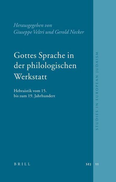 Produktbild: Gottes Sprache in Der Philologischen Werkstatt