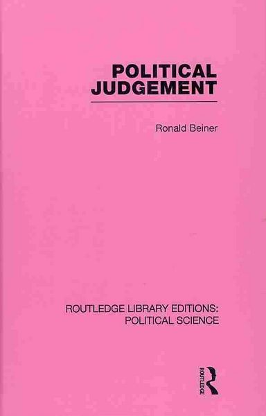 Produktbild: Political Judgement (Routledge Library Editions: Political Science Volume 20)