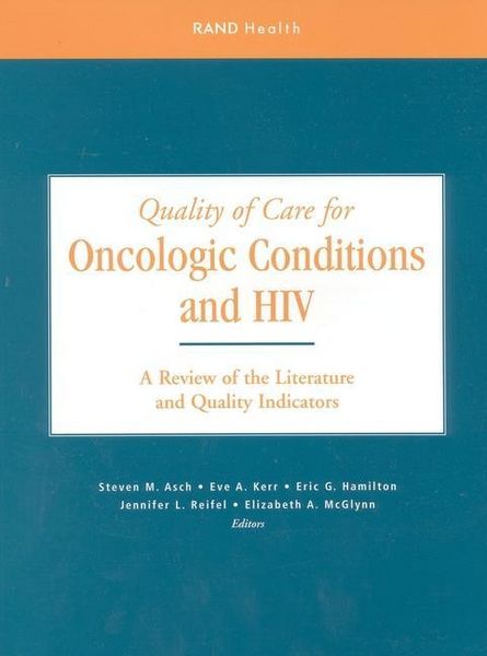 Produktbild: Quality of Care for Oncologic Conditions and HIV
