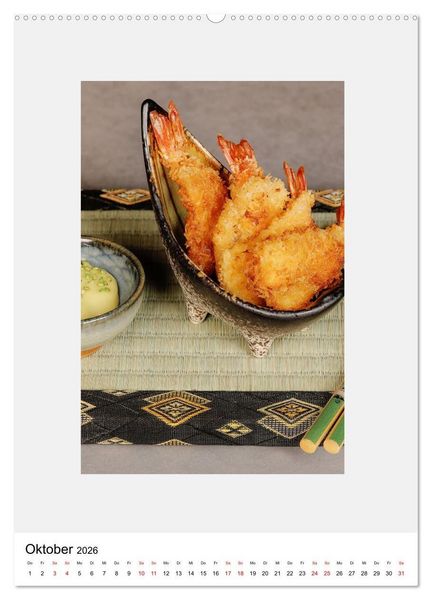 Produktbild: Japanese Cuisine II (hochwertiger Premium Wandkalender 2026 DIN A2 hoch), Kunstdruck in Hochglanz