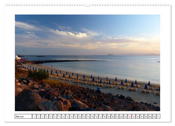 Produktbild: Lanzarote - Playa Blanca (Wandkalender 2026 DIN A2 quer), CALVENDO Monatskalender