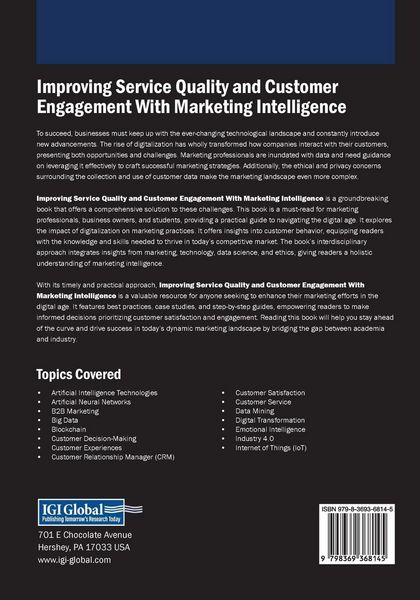 Produktbild: Improving Service Quality and Customer Engagement With Marketing Intelligence