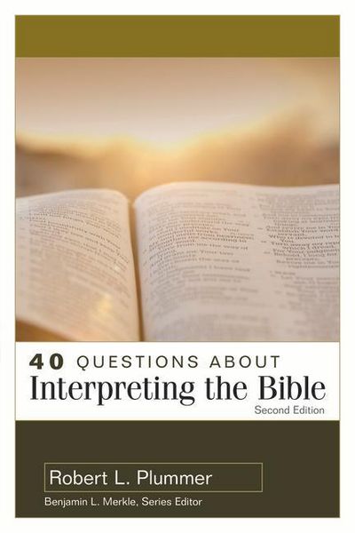 Produktbild: 40 Questions about Interpreting the Bible