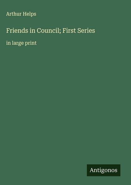 Produktbild: Friends in Council; First Series