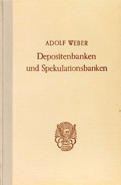 Produktbild: Depositenbanken und Spekulationsbanken.
