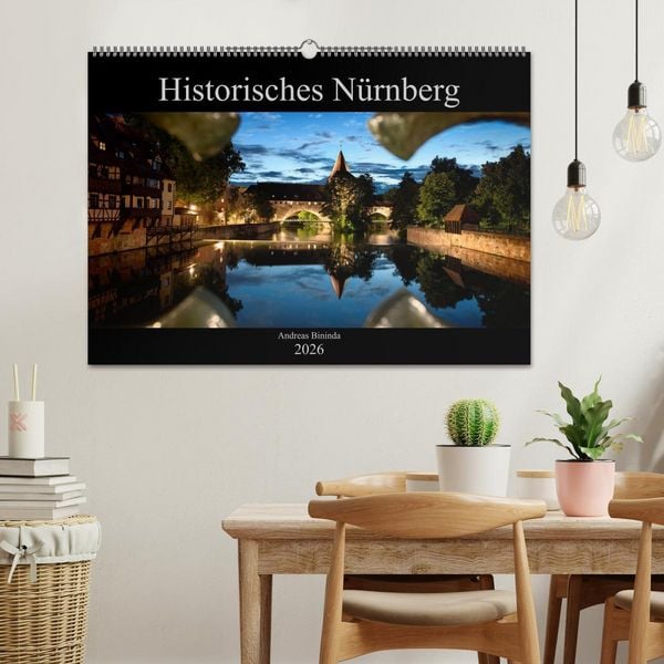 Produktbild: Historisches N&uuml;rnberg (Wandkalender 2026 DIN A2 quer), CALVENDO Monatskalender