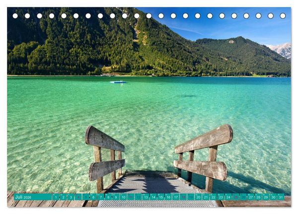 Produktbild: Und ewig lockt der Achensee - Tirol (Tischkalender 2026 DIN A5 quer), CALVENDO Monatskalender