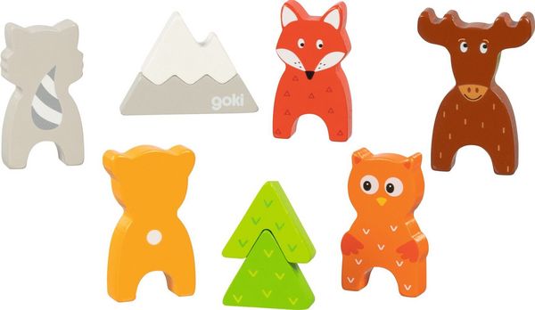 Produktbild: Einlegepuzzle Waldtiere
