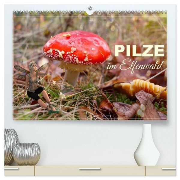 Produktbild: Pilze im Elfenwald (hochwertiger Premium Wandkalender 2026 DIN A2 quer), Kunstdruck in Hochglanz