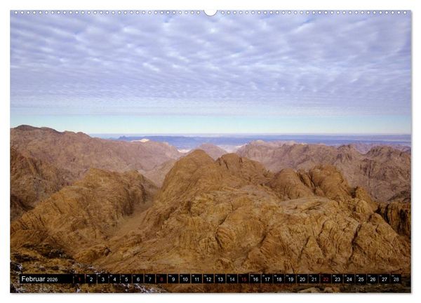 Produktbild: Sinai - Landschaft aus Fels und Sand (hochwertiger Premium Wandkalender 2026 DIN A2 quer), Kunstdruck in Hochglanz