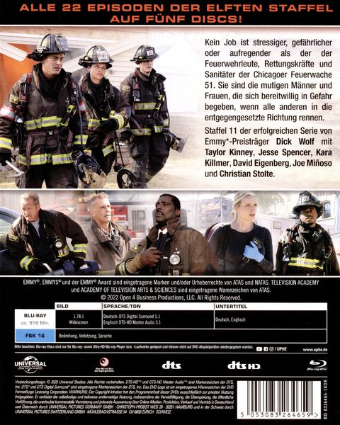 Chicago Fire - Staffel 11 [5 BRs]