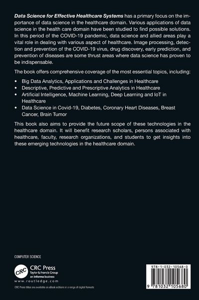 Produktbild: Data Science for Effective Healthcare Systems