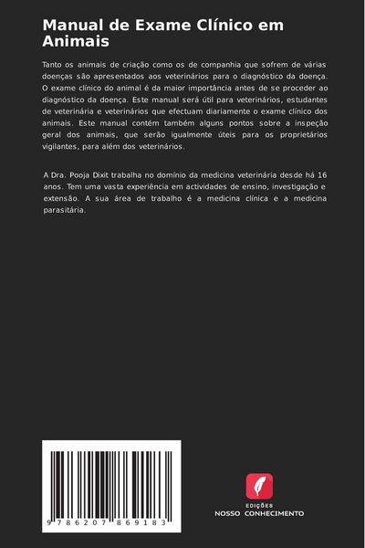 Produktbild: Manual de Exame Cl&iacute;nico em Animais