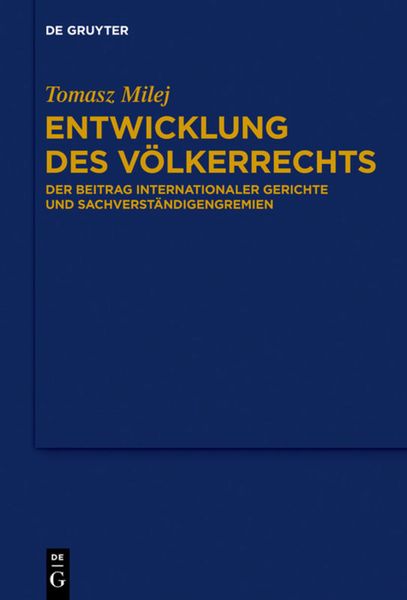 Produktbild: Entwicklung des V&ouml;lkerrechts