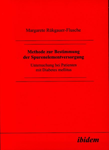 Produktbild: Methode zur Bestimmung der Spurenelementversorgung