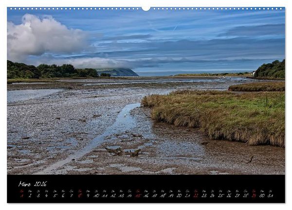 Produktbild: Wales - Pembrokeshire Coast Path (hochwertiger Premium Wandkalender 2026 DIN A2 quer), Kunstdruck in Hochglanz