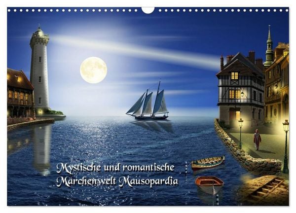 Mystische und romantische Märchenwelt Mausopardia (Wandkalender 2026 DIN A3 quer), CALVENDO Monatskalender