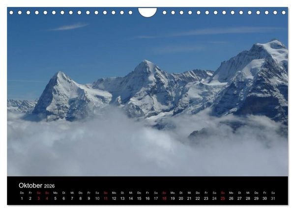 Produktbild: Die Welt der Berge (Wandkalender 2026 DIN A4 quer), CALVENDO Monatskalender