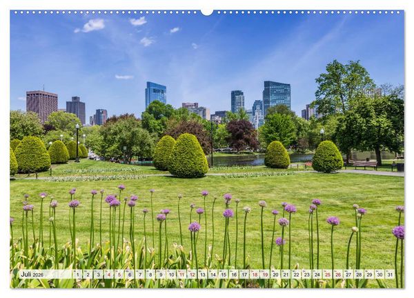 Produktbild: Stadtansichten aus Boston (hochwertiger Premium Wandkalender 2026 DIN A2 quer), Kunstdruck in Hochglanz