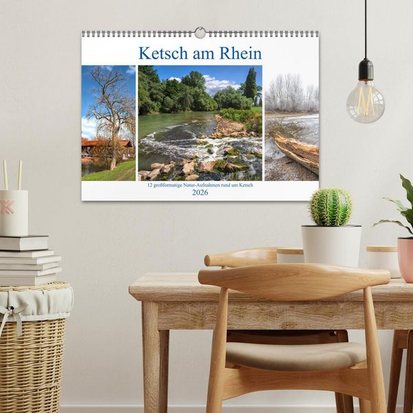 Produktbild: Ketsch am Rhein (Wandkalender 2026 DIN A3 quer), CALVENDO Monatskalender