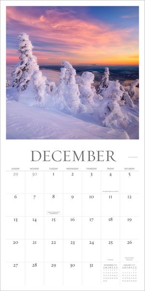 Produktbild: Washington Evergreen Wall Calendar 2026