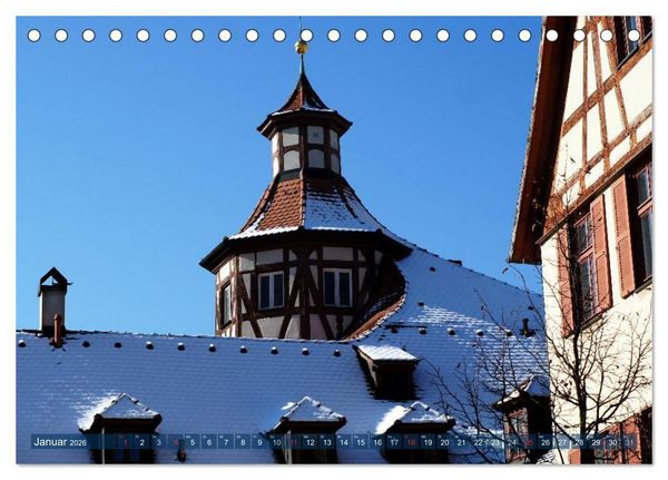Produktbild: Die Residenzstadt Ansbach (Tischkalender 2026 DIN A5 quer), CALVENDO Monatskalender