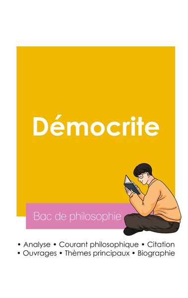 Produktbild: R&eacute;ussir son Bac de philosophie 2026 : Analyse du philosophe D&eacute;mocrite