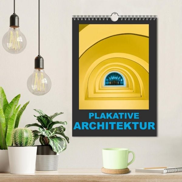 Produktbild: Plakative Architektur (Wandkalender 2026 DIN A4 hoch), CALVENDO Monatskalender