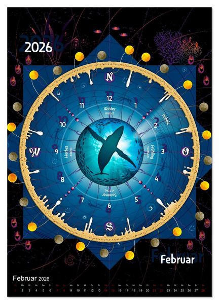 Produktbild: Jahreskreise (Wandkalender 2026 DIN A3 hoch), CALVENDO Monatskalender