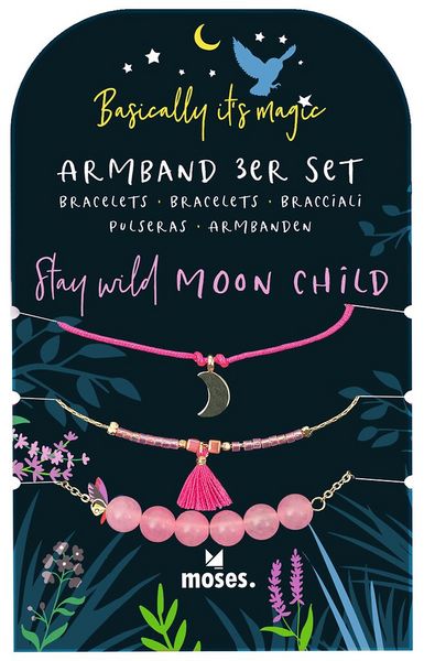 Produktbild: Basically it's magic Armb&auml;nder 3er Set Pink
