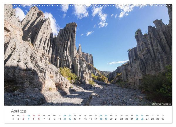 Produktbild: Neuseelands Berge (Wandkalender 2026 DIN A2 quer), CALVENDO Monatskalender