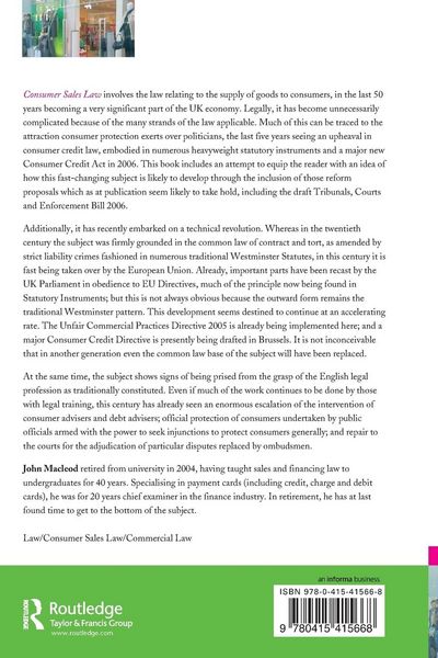 Produktbild: Consumer Sales Law