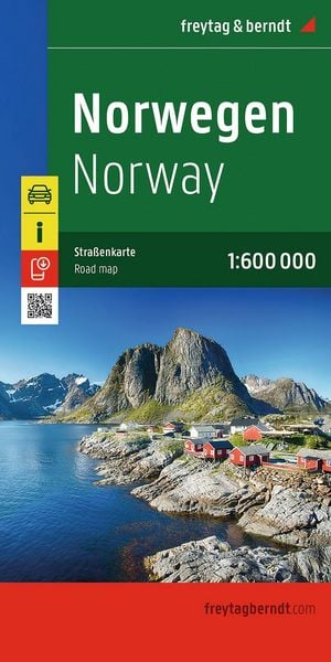 Produktbild: freytag & berndt Stra&szlig;enkarte Norwegen 1:600.000