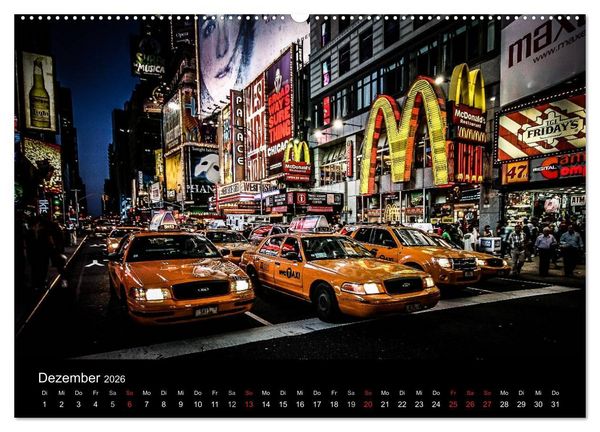 Produktbild: New York feeling (Wandkalender 2026 DIN A2 quer), CALVENDO Monatskalender