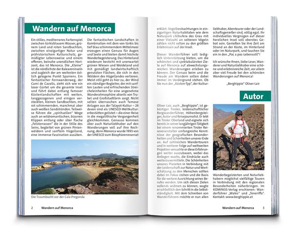 Produktbild: KOMPASS Wanderf&uuml;hrer Menorca, 45 Touren mit Extra-Tourenkarte