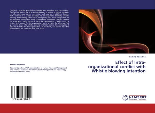 Produktbild: Effect of Intra-organizational conflict with Whistle blowing intention