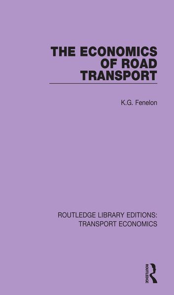 Produktbild: The Economics of Road Transport