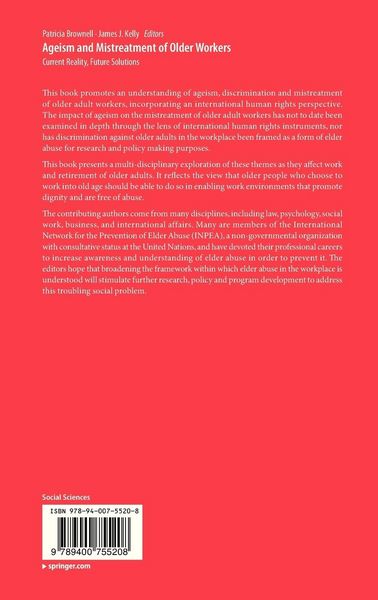 Produktbild: Ageism and Mistreatment of Older Workers