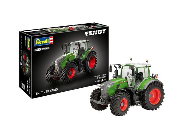 Fendt 728 Vario Tractor (Click System), Revell Bausatz zum Zusammenstecken meh