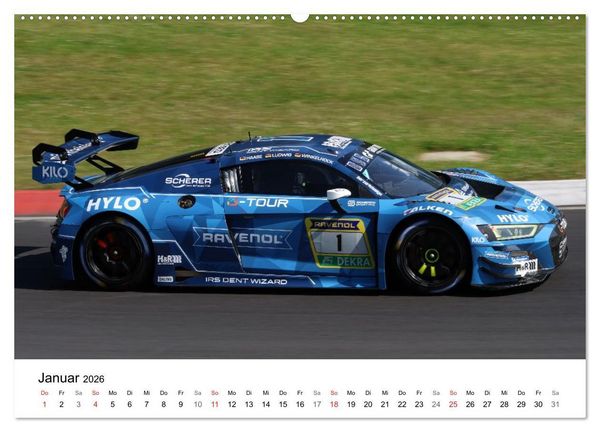 Produktbild: Motorsport in Deutschland (Wandkalender 2026 DIN A2 quer), CALVENDO Monatskalender