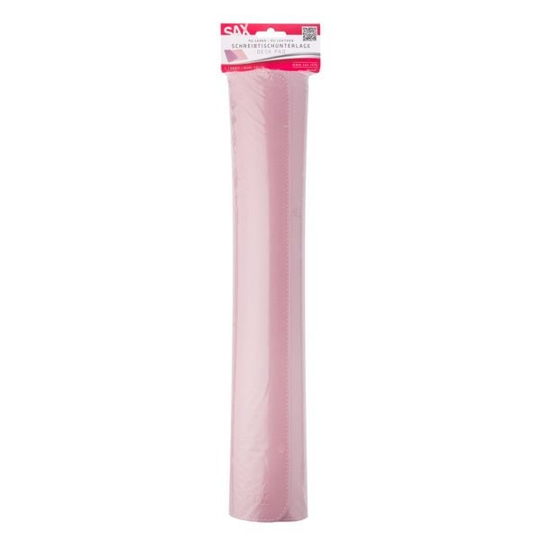 Produktbild: SAX Schreibtischunterlage PU Leder, hellrosa/altrosa