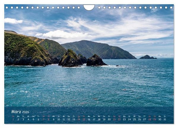 Produktbild: Magische Orte: Neuseeland (Wandkalender 2026 DIN A4 quer), CALVENDO Monatskalender