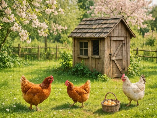 Produktbild: CALVENDO Puzzle Zwischen Bl&uuml;ten und H&uuml;hnerfedern | 1000 Teile Lege-Gr&ouml;&szlig;e 64x48cm Foto-Puzzle f&uuml;r gl&uuml;ckliche Stunden