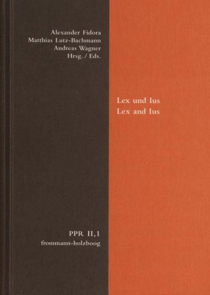 Produktbild: Lex und Ius. Lex and Ius